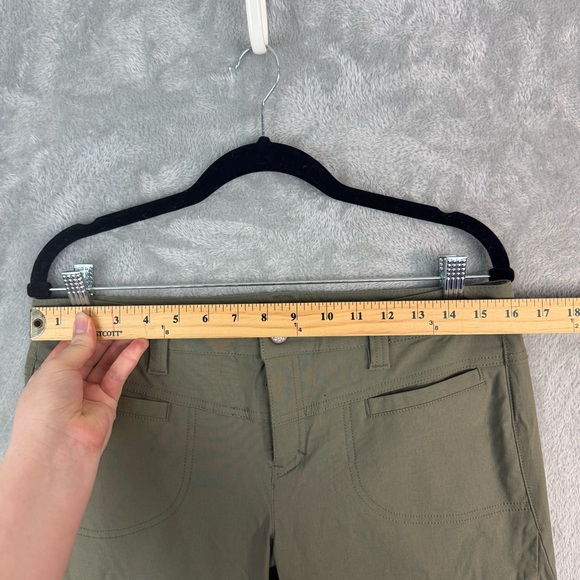 Athleta Low Rise Green Cargo Flare Utility Pants Women’s 8 Kim Possible - Picture 10 of 12
